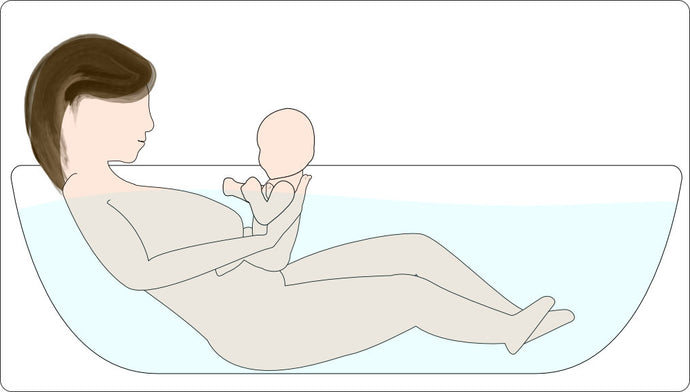 Øvelse der gør baby tryg i vandet